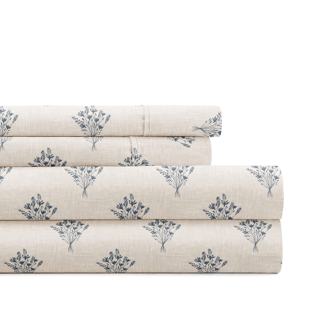 Floral Bouquet 4-Piece Pattern Sheet Sets