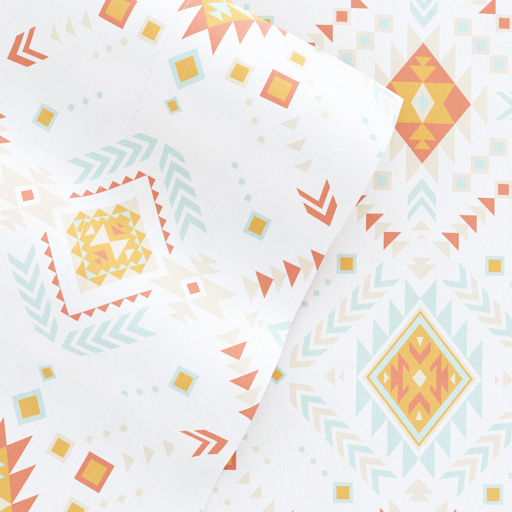 Aztec Dreams Pattern 4-Piece Sheet Set