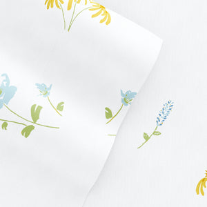 Bluebirds Pattern 4-Piece Sheet Set