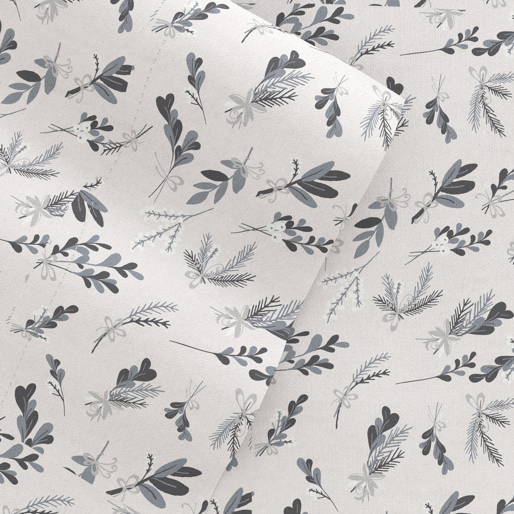 Botanical 4-Piece Flannel Sheet Set