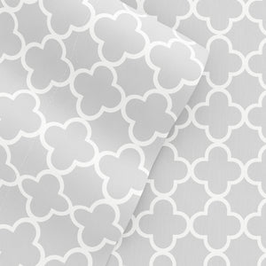 Quatrefoil Pattern 4-Piece Sheet Set