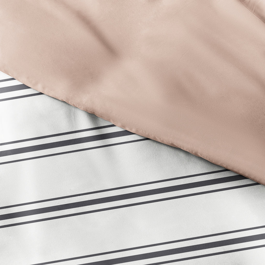 Desert Stripe Pattern 3-Piece Reversible Duvet Cover Set