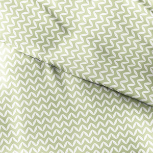 Puffed Chevron Pattern 3-Piece Duvet Cover Set