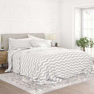 Arrow Pattern 4-Piece Sheet Set