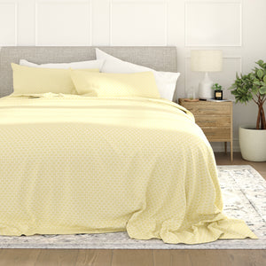 Honeycomb Pattern 4-Piece Sheet Set