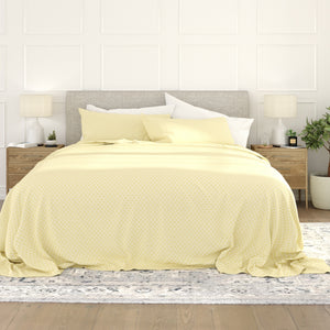 Honeycomb Pattern 4-Piece Sheet Set