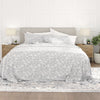 Rose Gray Pattern 4-Piece Sheet Set