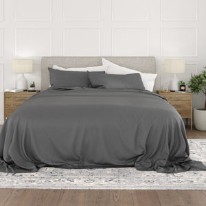 Checkered Embossed 4-Piece Sheet Set