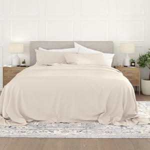 Chevron Embossed 4-Piece Sheet Set