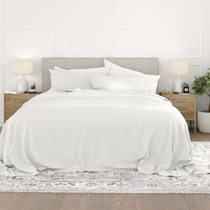 Chevron Embossed 4-Piece Sheet Set