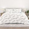 Simple Vine Pattern 3-Piece Duvet Cover Set