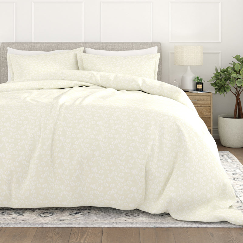 Wheatfield Pattern 3-Piece Duvet Cover Set