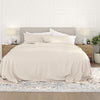 Striped Embossed 4-Piece Sheet Set