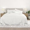 Striped Embossed 4-Piece Sheet Set