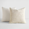 2-Pack Yarn-Dyed Bengal Stripe / Solid Décor Throw Pillows