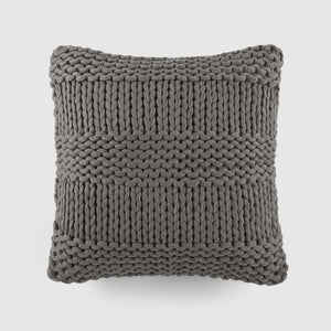 Chunky Knit Throw Pillow Cover and Insert