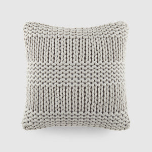 Chunky Knit Throw Pillow Cover and Insert