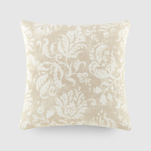 Distressed Floral Décor Throw Pillow