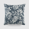 Distressed Floral Décor Throw Pillow