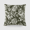 Distressed Floral Décor Throw Pillow