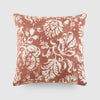 Distressed Floral Décor Throw Pillow