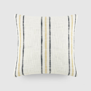 Yarn-Dyed Framed Stripe Décor Throw Pillow